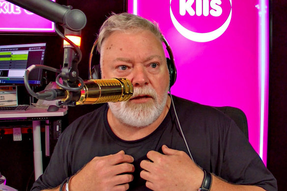 Kyle Sandilands gets to keep his gold microphone.