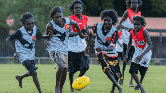 Football is a way if life in Maningrida, but the remote community is yet to produce an AFL player.