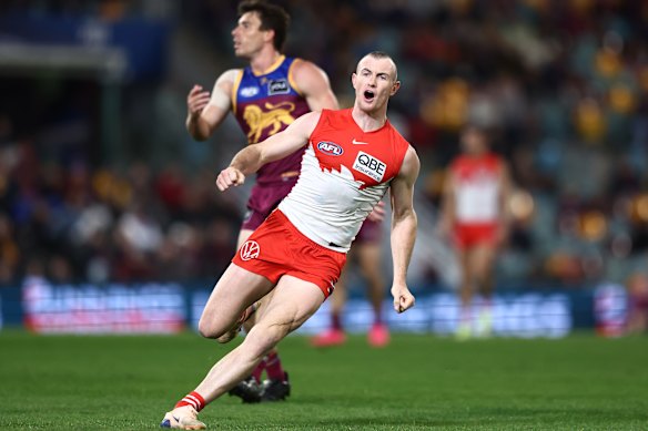 Chad Warner has been a bright spot for a disappointing Swans team recently.