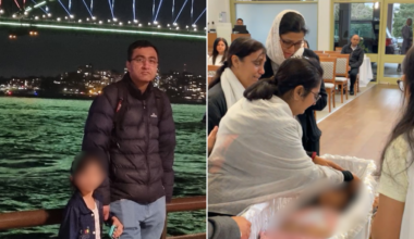 Father and daughter farewelled at joint funeral after Parramatta River murder-suicide