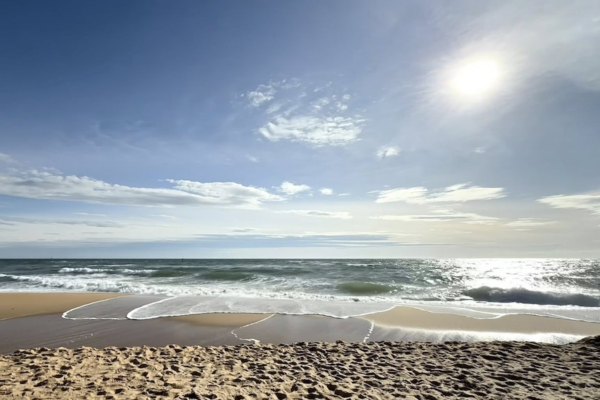 sun and blue skies of victoria's mount martha
