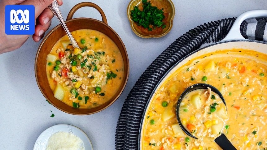A dreamy, creamy chicken soup you'll want to eat out of the pot