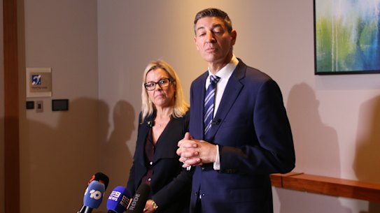 WA Liberal leader Basil Zempilas and deputy leader Libby Mettam.