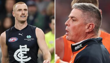 Live AFL 2026, GWS Giants v Carlton Blues, Round 15