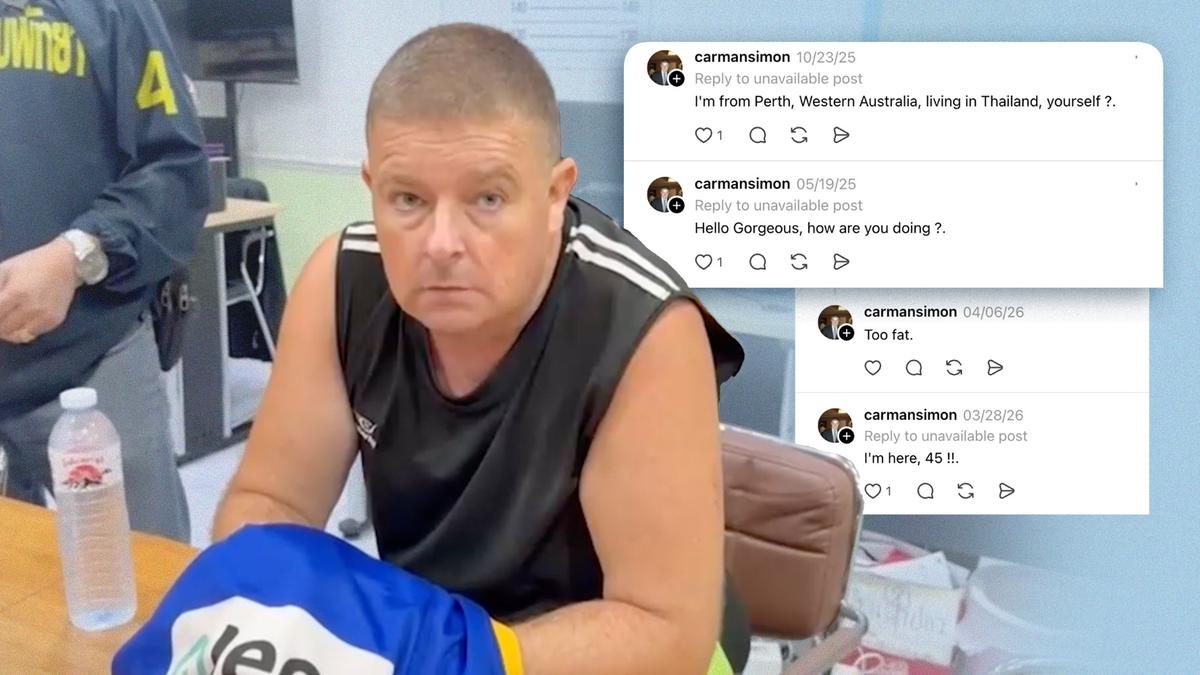 ‘Too fat’: Accused Thailand killer’s vile online messages - The West Australian