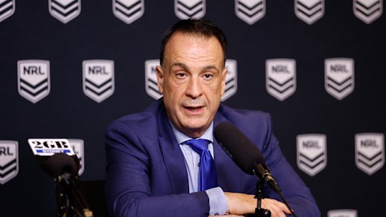 Peter V’landys has been chairman of the Australian Rugby League Commission since 2019.