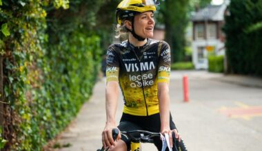 Femke de Vries in Visma-Lease a Bike's 2026 Tour de France Femmes kit