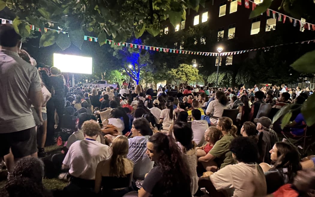 Kiwi supporter Katie Chalmers captures the scene in Los Angeles for the Football World Cup.