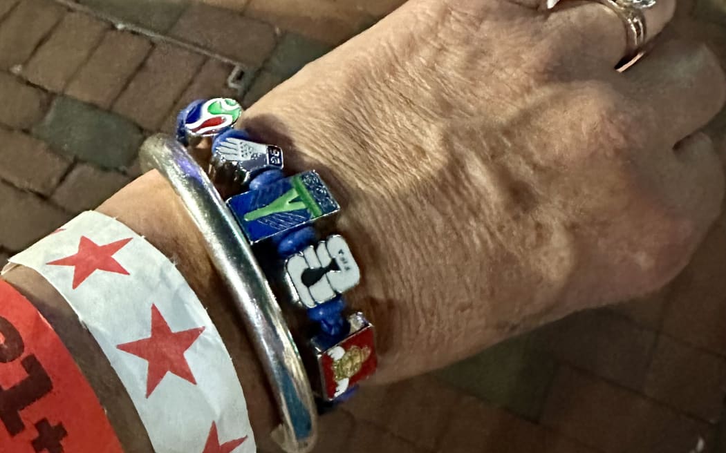 Kiwi supporter Katie Chalmers captures the scene in Los Angeles for the Football World Cup.