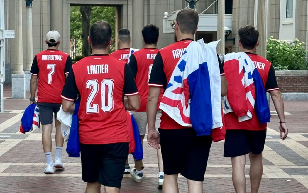 Kiwi supporter Katie Chalmers captures the scene in Los Angeles for the Football World Cup.