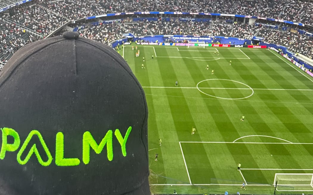 New Zealanders show their colours at the Football World Cup on Los Angeles.