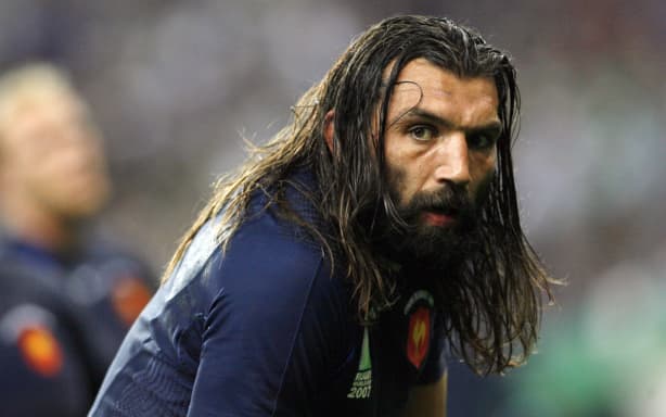 Sebastien Chabal at the Rugby World Cup in 2007.