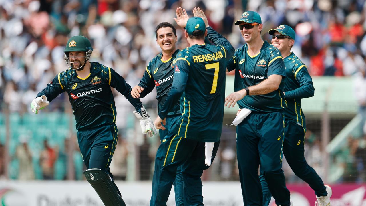 Debutants impress, emerging gun stars again as Aussies hang on for nervy T20 win in Bangladesh