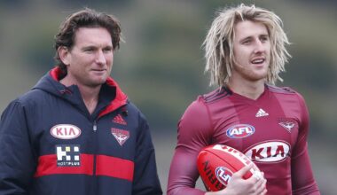 AFL 2026: James Hird planned team to coach Essendon Bombers revealed, wanted Michael Voss to join, Dyson Heppell, Midweek Tackle, latest news