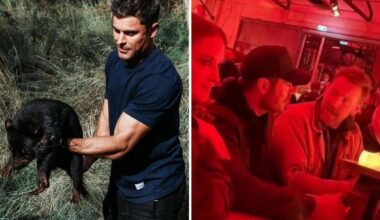 Zac Efron visits Dark Mofo: Hollywood star spotted in Hobart