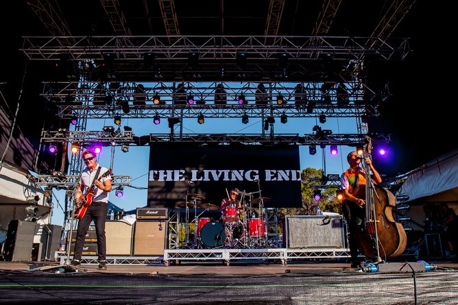 The Living End at Red Hot Summer Tour at Sandalford Wines, Caversham on January 13th, 2019. 