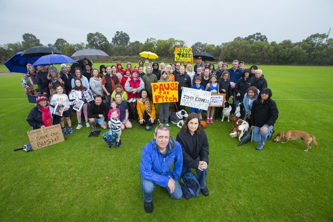 Jason Meotti and Esther Cole organised the petition to force a special electors meeting to pause the John Connell Reserve cricket pitch extension, but the results did not go their way.