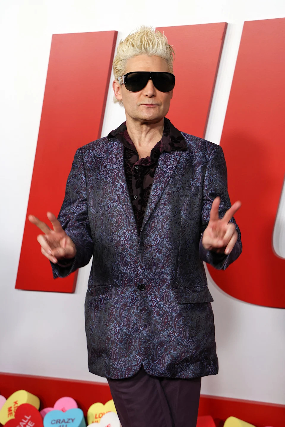 Corey Feldman arrives for the premiere of "Love Hurts" at the TCL Chinese Theater in Los Angeles on Feb. 3, 2025.
