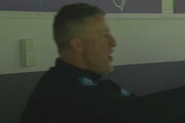 Damien Hardwick vents his frustrations.