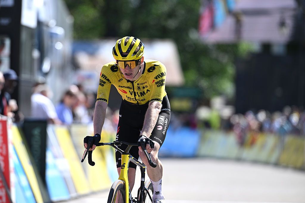 CREST-VOLAND, FRANCE - JUNE 12: Matteo Jorgenson of United States and Team Visma