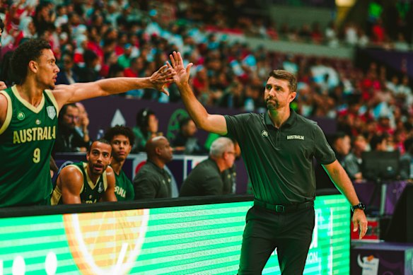 Man on a mission: Adam Caporn has medals on his mind after replacing Brian Goorjian as Boomers coach.