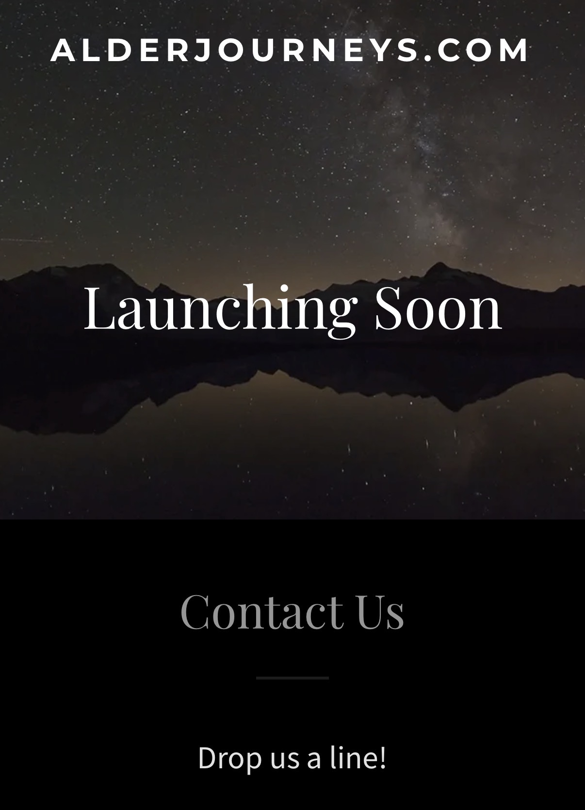 Alder Journey website