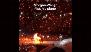 Morgan Wallen: Country music star flips piano during performance in meltdown caught on camera