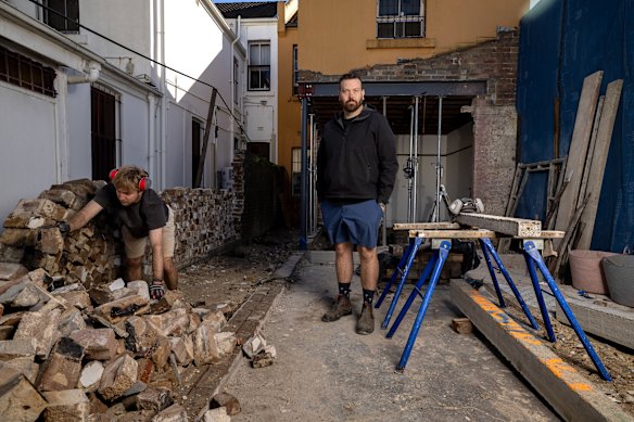 Alexander Symes has an ambitious brief for the Camperdown renovation: nothing leaves the site.