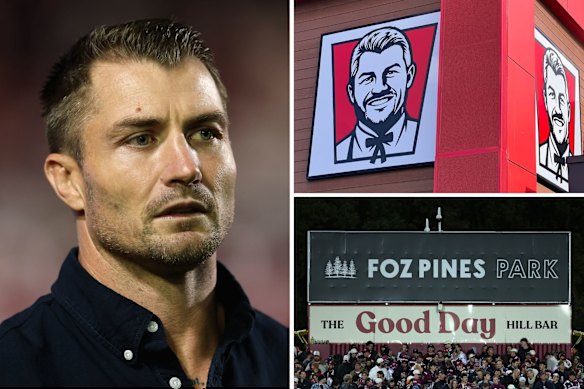 Love is in the air at 4 Pines Park for Manly coach Kieran Foran.