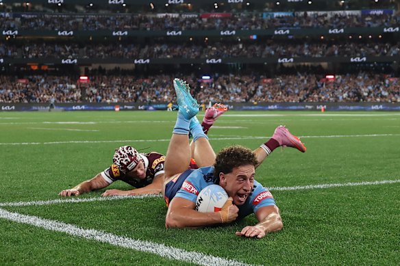 Mark Nawaqanitawase made his State of origin debut this season.