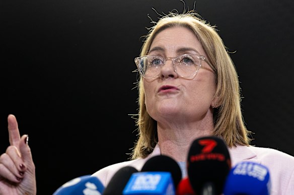 Victorian Premier Jacinta Allan faces leadership questions at a fiery press conference on 9th June 2026.