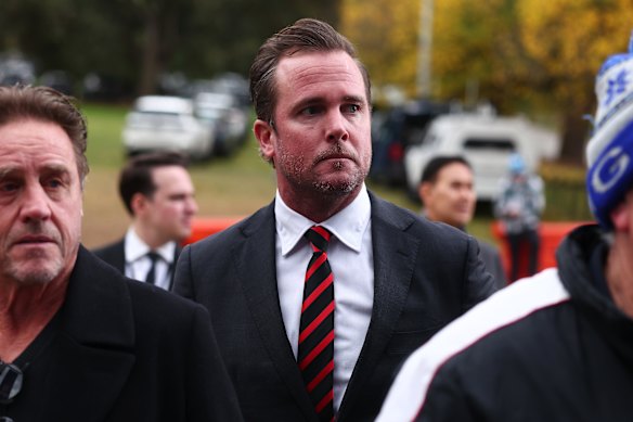 Bombers president Andrew Welsh.