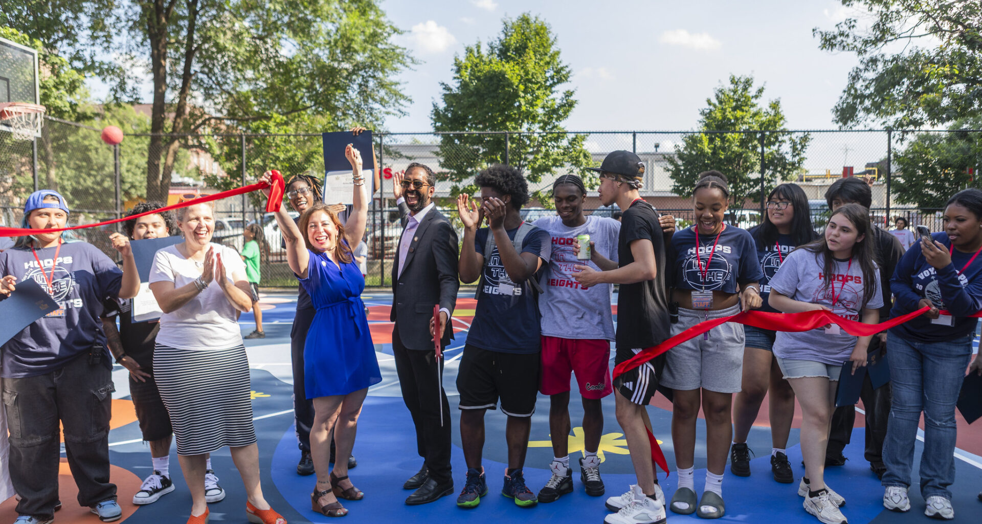 Students Transform Basketball Court - Queens Gazette