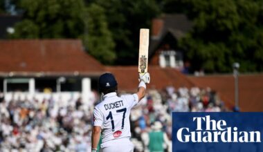 Nicholls’ drop defines the day as Duckett cashes in on luck to deliver for England | England cricket team