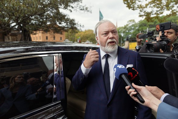 Kyle Sandilands’ flash cars and numerous houses project an image of affluence, but at least one was mortgaged to the hilt.