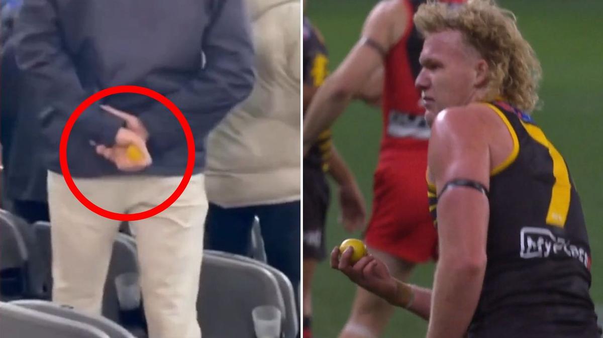 AFL fan cops five-year ban for throwing lemon at West Coast star Reuben Ginbey