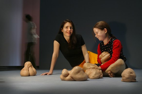 Piccinini in 2002 with <i>Still Life With Stem Cells</i>.