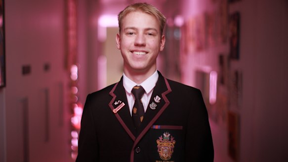 Year 11 Haileybury student Oliver Schreurs.