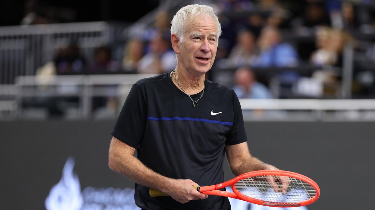 Tennis icon John McEnroe counting down until to return home from French Open ahead of NBA Finals