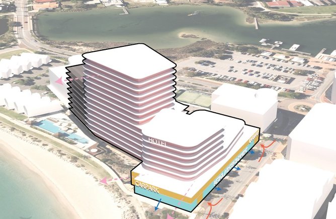 A concept plan of how the site could be developed.