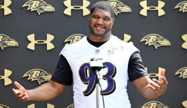Calais Campbell still loves football at 39, expects 19th NFL season with Ravens to be his last