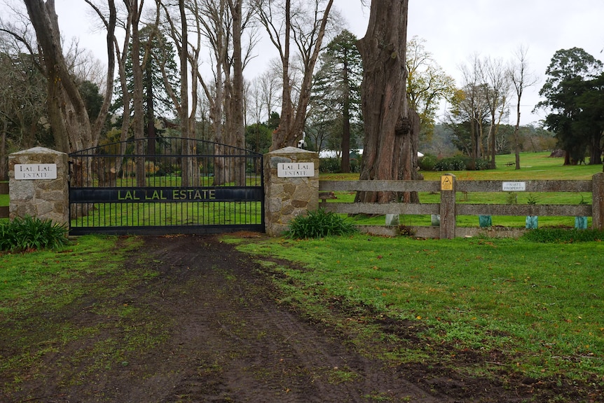 A gate at a property