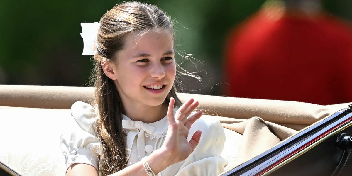 Princess Charlotte Wears a Pearl Bracelet Matching Kate Middleton at Trooping the Colour 2026