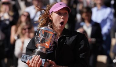 ‘Hard to put up with me’: Champ’s shock admission as prodigy red-faced in hilarious trophy blunder