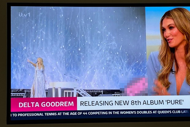 Good Morning Britain has issued an apology after airing the c-word during an interview with Delta Goodrem