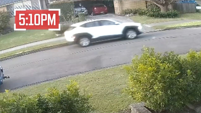 Sandra Popovich arrived about 5.10pm on Monday at John Curtin Reserve in Winston Hills.
