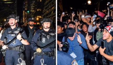 NBA Finals 2026: Knicks watch party ends in brawls with police officers hit by missiles