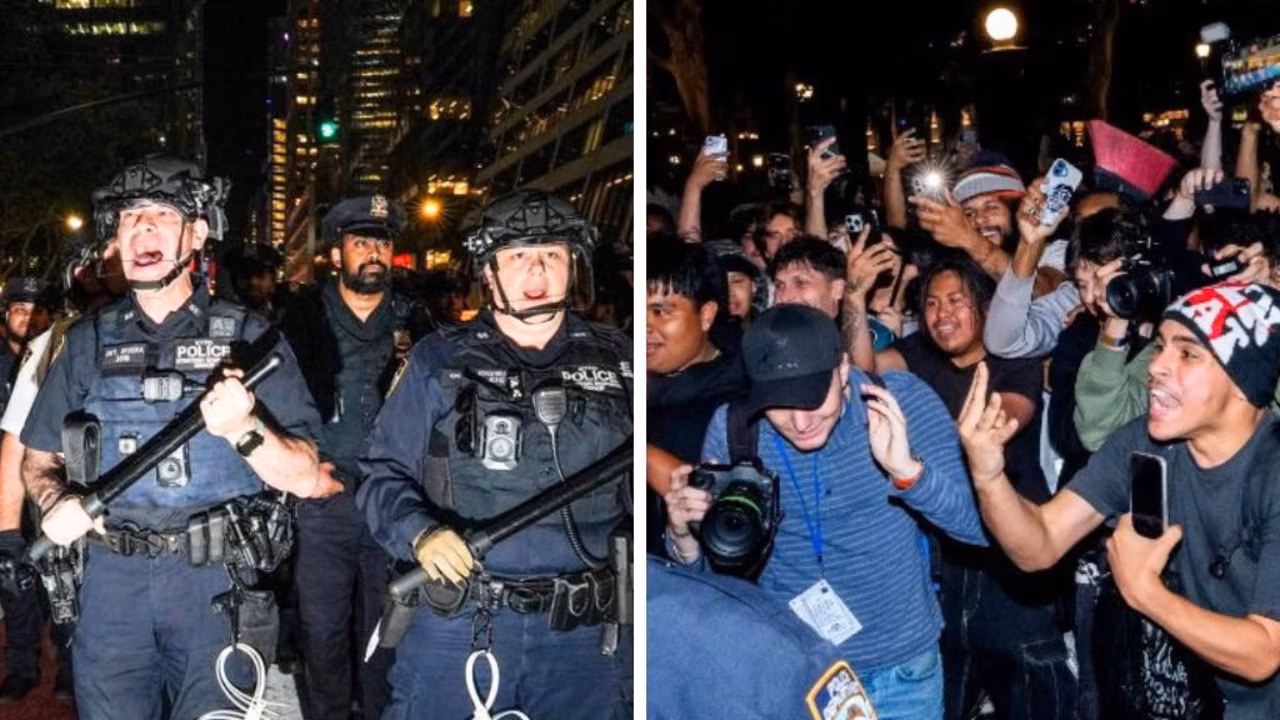 NBA Finals 2026: Knicks watch party ends in brawls with police officers hit by missiles