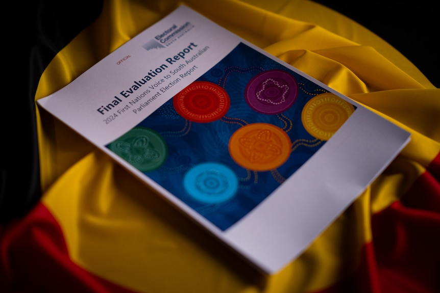 A document with coloured circles which says Final Evaluation Report