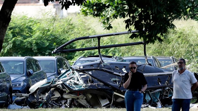 Oliver Tree is among six people who died when two helicopters collided. (AP PHOTO)